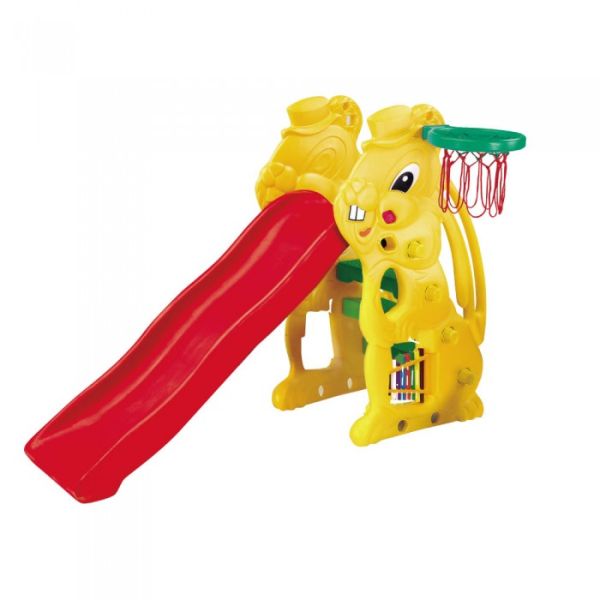 Игровой набор Ching-Ching Заяц (горка, качели, баскет.кольцо)